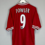 1996/98 LIVERPOOL FOWLER #9 HOME SHIRT (XL) REEBOK