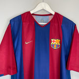 2000/01 BARCELONA HOME SHIRT (XL) NIKE BASIC