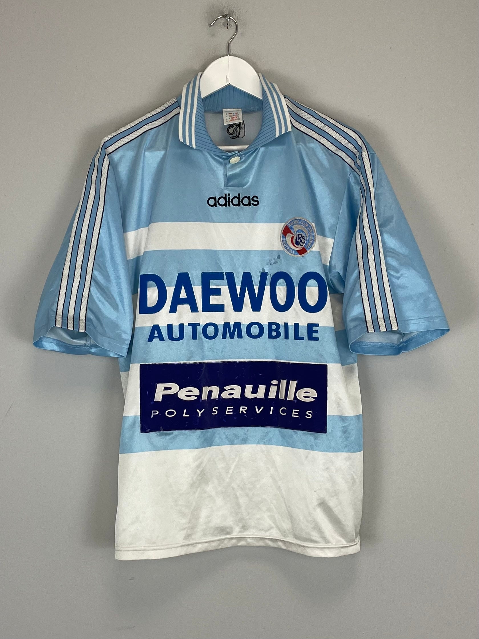 1997/98 STRASBOURG HOME SHIRT (M) ADIDAS