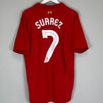 2012/13 LIVERPOOL SUAREZ #7 HOME SHIRT (L) WARRIOR