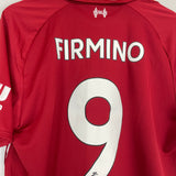 2018/19 LIVERPOOL FIRMINO #9 HOME SHIRT (L) NEW BALANCE