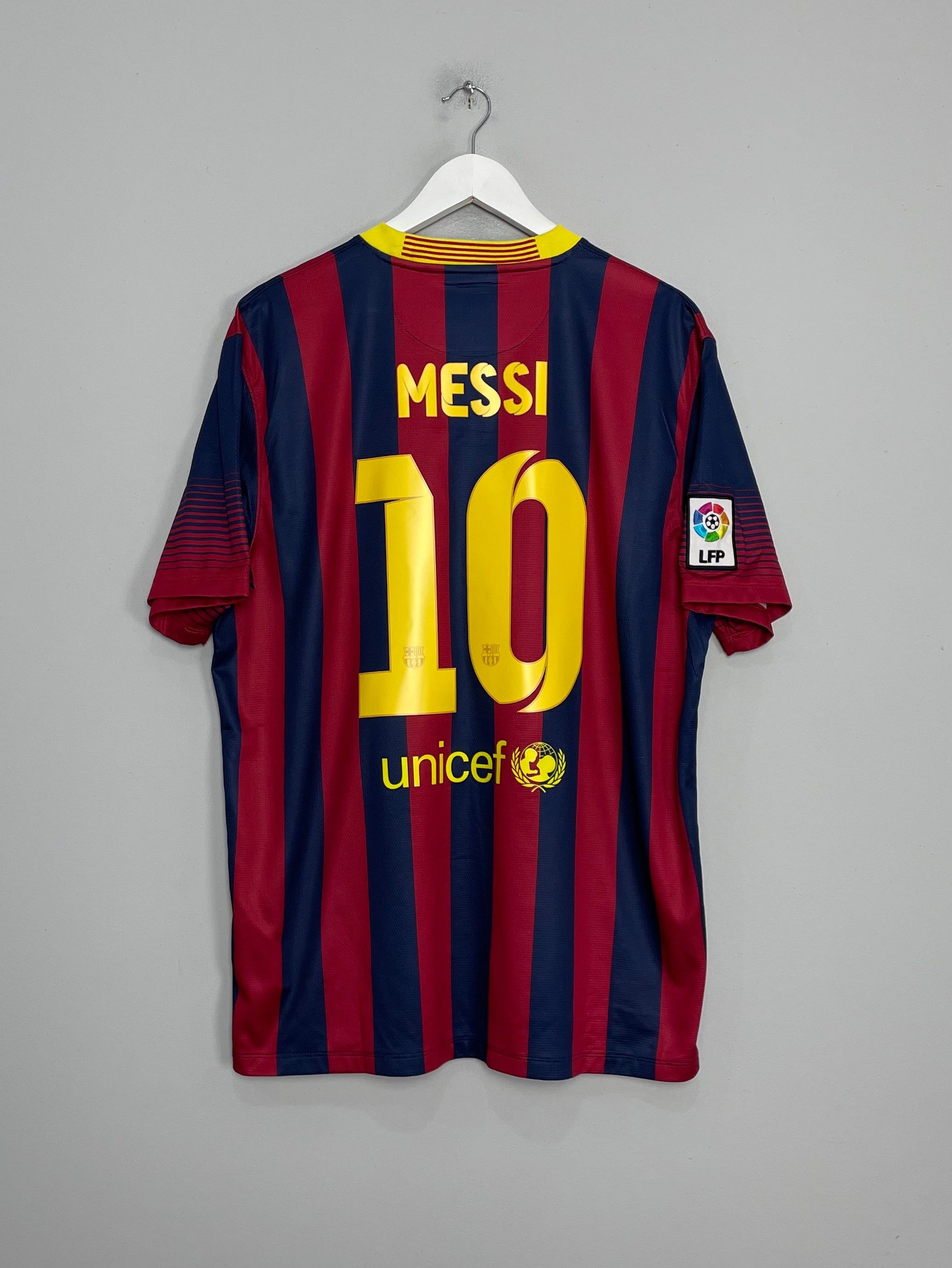 2013/14 BARCELONA MESSI #10 HOME SHIRT (XL) NIKE