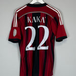 2015/16 AC MILAN KAKA #22 HOME SHIRT (M) ADIDAS