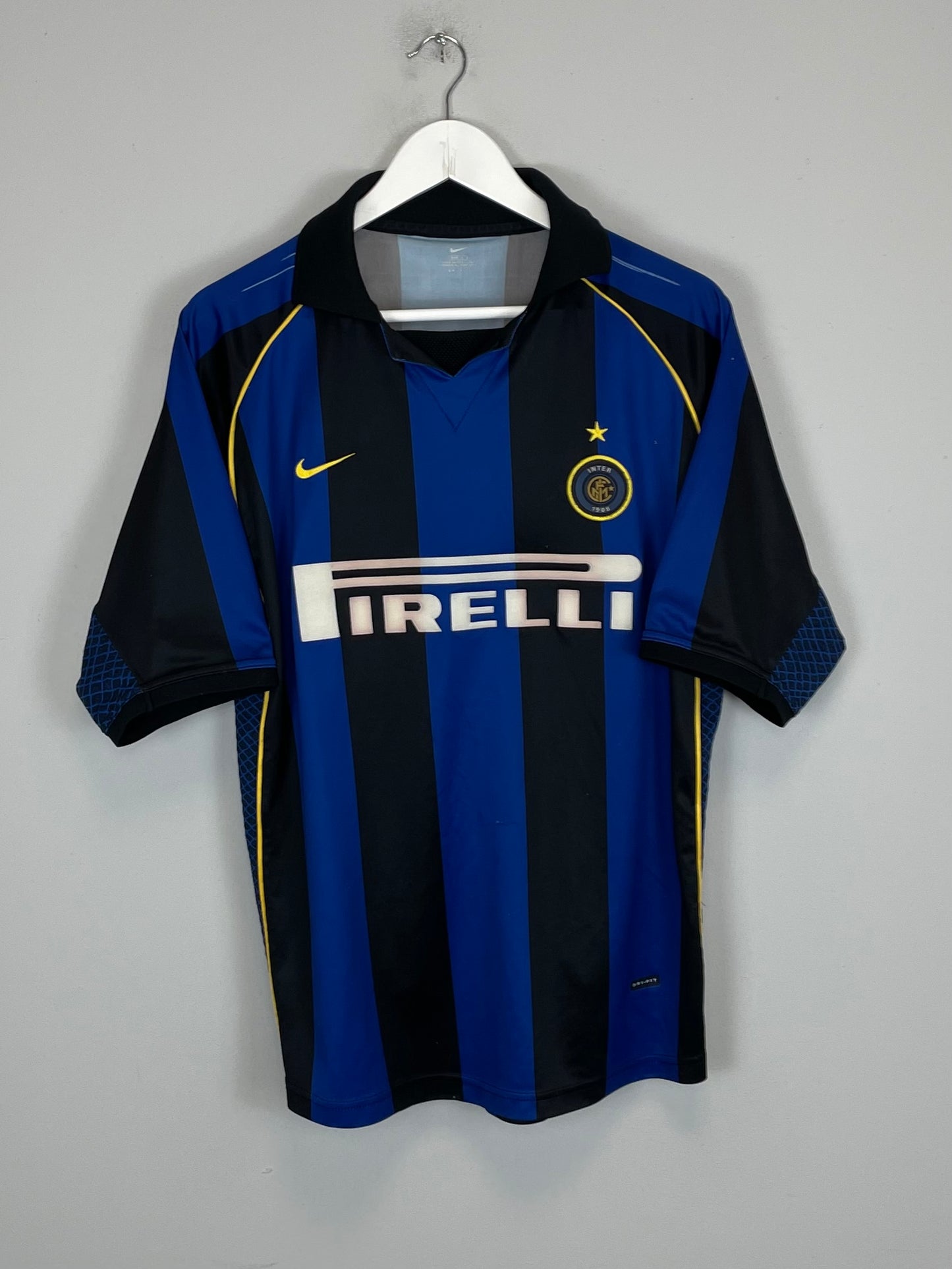 2001/02 INTER MILAN RONALDO #9 HOME SHIRT (L) NIKE