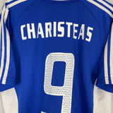 2004/06 GREECE CHARISTEAS #9 HOME SHIRT (L) ADIDAS