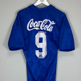 1992/94 CRUZEIRO #9 (RONALDO) HOME SHIRT (L) FINTA