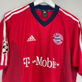 2002/03 BAYERN MUNICH HARGREAVES #23 C/L *BNWT* HOME SHIRT (L) ADIDAS