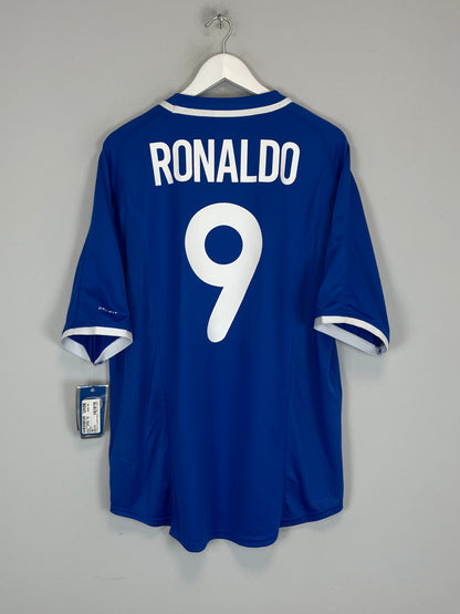 2000/02 BRAZIL RONALDO #9 *BNWT* AWAY SHIRT (L) NIKE