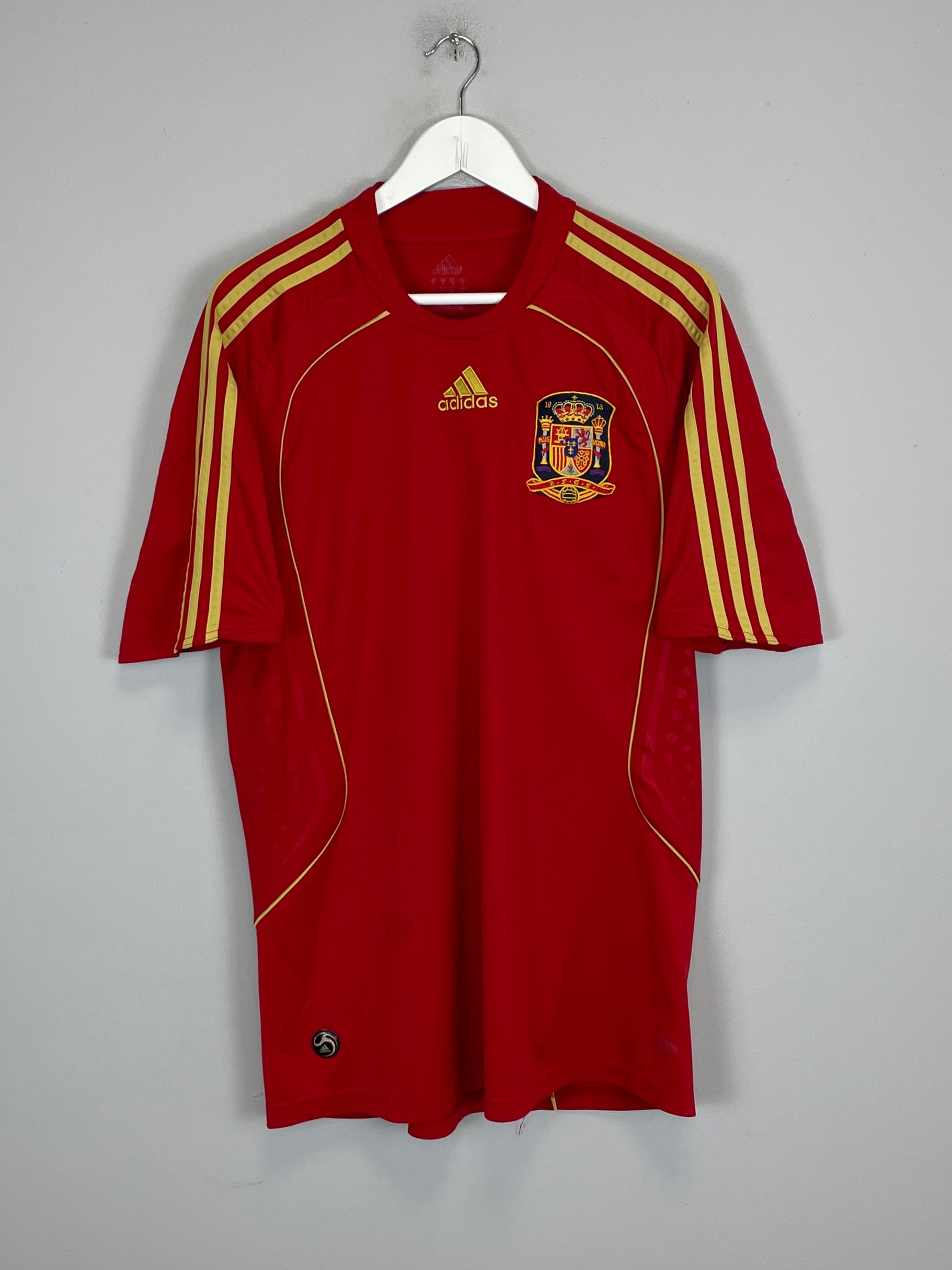 2008/10 SPAIN HOME SHIRT (L) ADIDAS