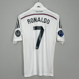 2014/15 REAL MADRID RONALDO #7 HOME SHIRT (S) ADIDAS