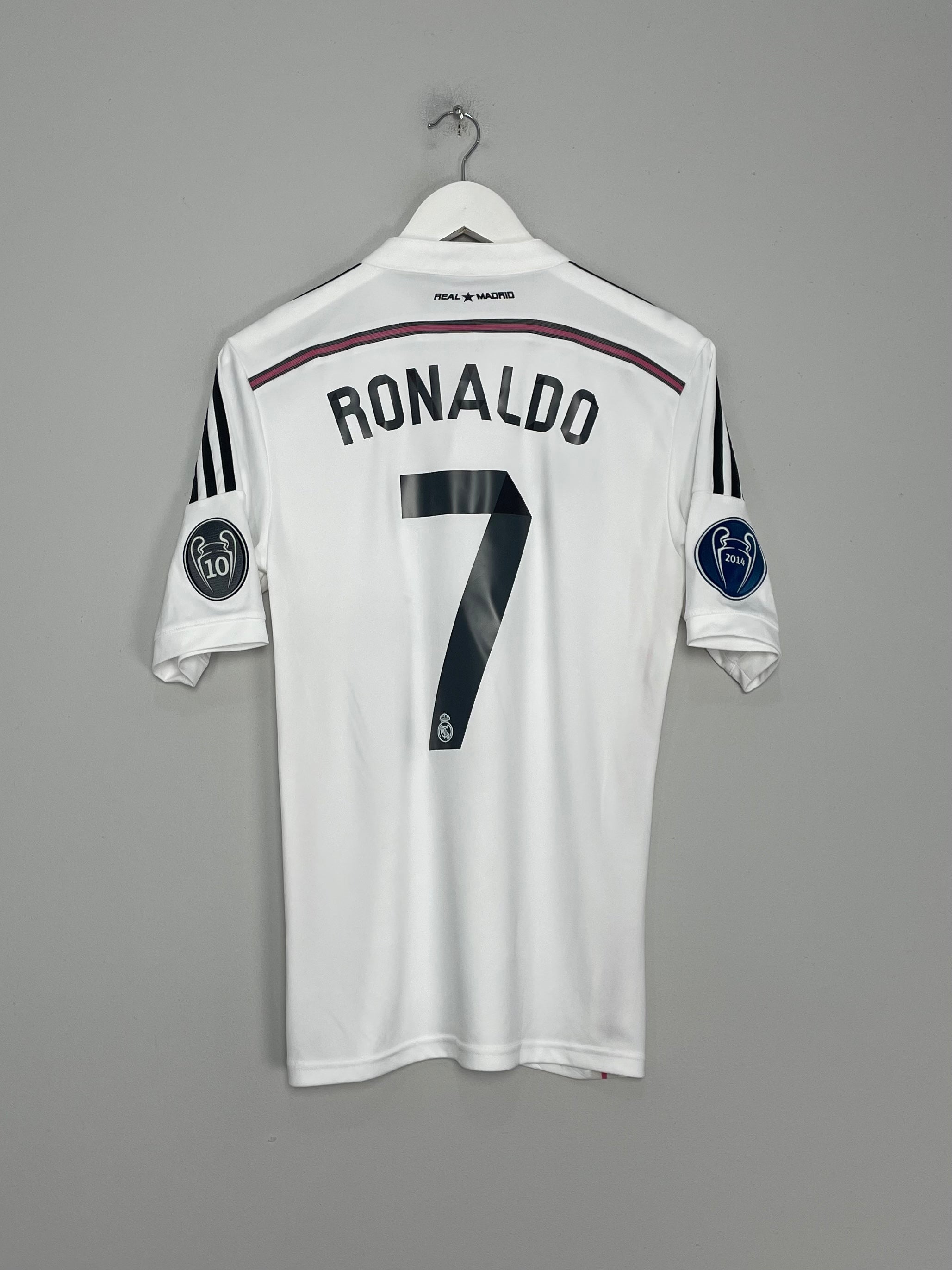 2014/15 REAL MADRID RONALDO #7 HOME SHIRT (S) ADIDAS