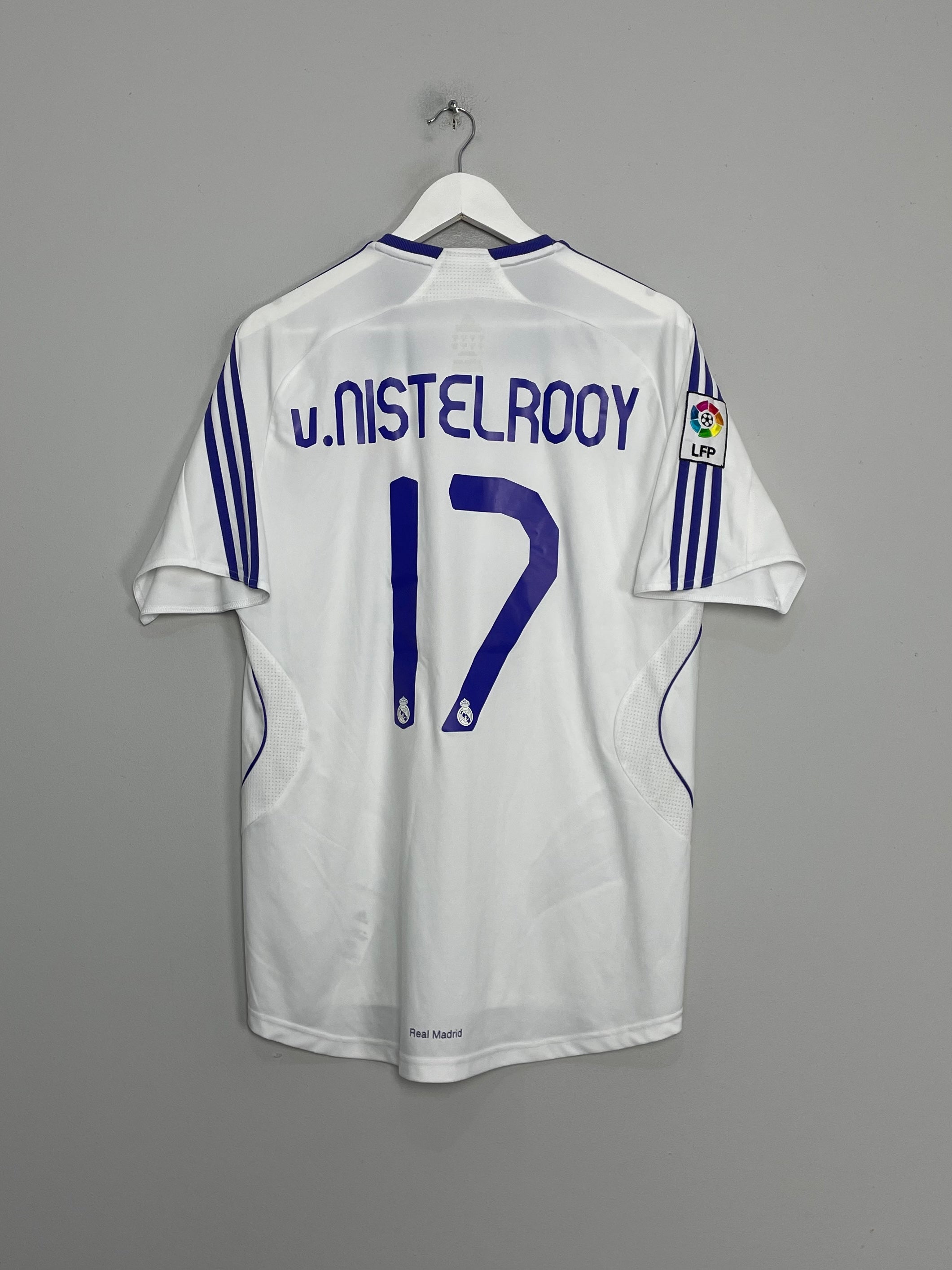 2007/08 REAL MADRID V.NISTELROOY #17 HOME SHIRT (M) ADIDAS