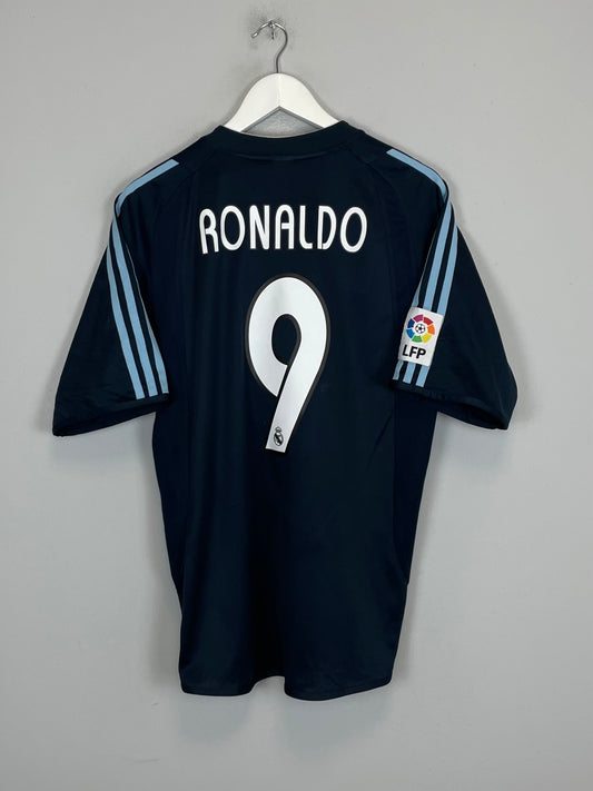 2003/04 REAL MADRID RONALDO #9 AWAY SHIRT (M) ADIDAS