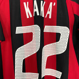 2003/04 AC MILAN KAKA #22 C/L HOME SHIRT (M) ADIDAS