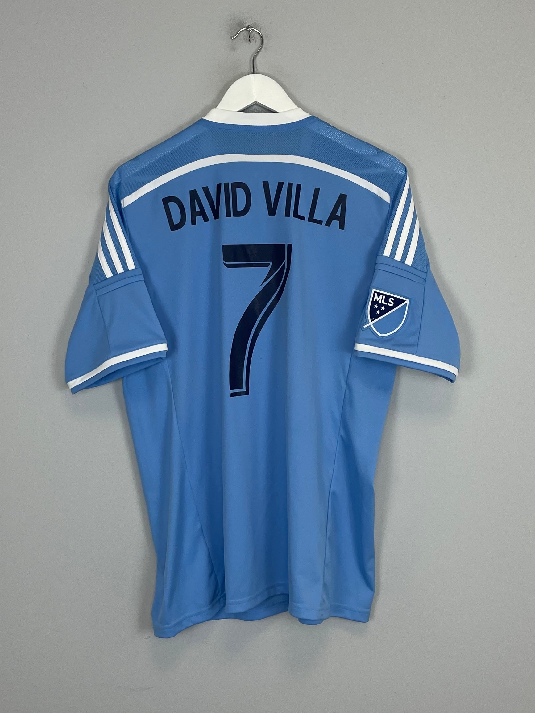 2015/16 NEW YORK CITY DAVID VILLA #7 HOME SHIRT (L) ADIDAS