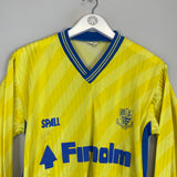 1989/90 SOUTHEND #12 L/S *MATCH WORN* AWAY SHIRT (M) SPALL