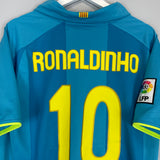 2007/09 BARCELONA RONALDINHO #10 AWAY SHIRT (L) NIKE