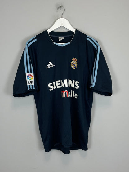 2003/04 REAL MADRID RONALDO #9 AWAY SHIRT (M) ADIDAS