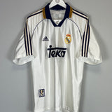 1998/00 REAL MADRID J.M GUTI #14 HOME SHIRT (L) ADIDAS