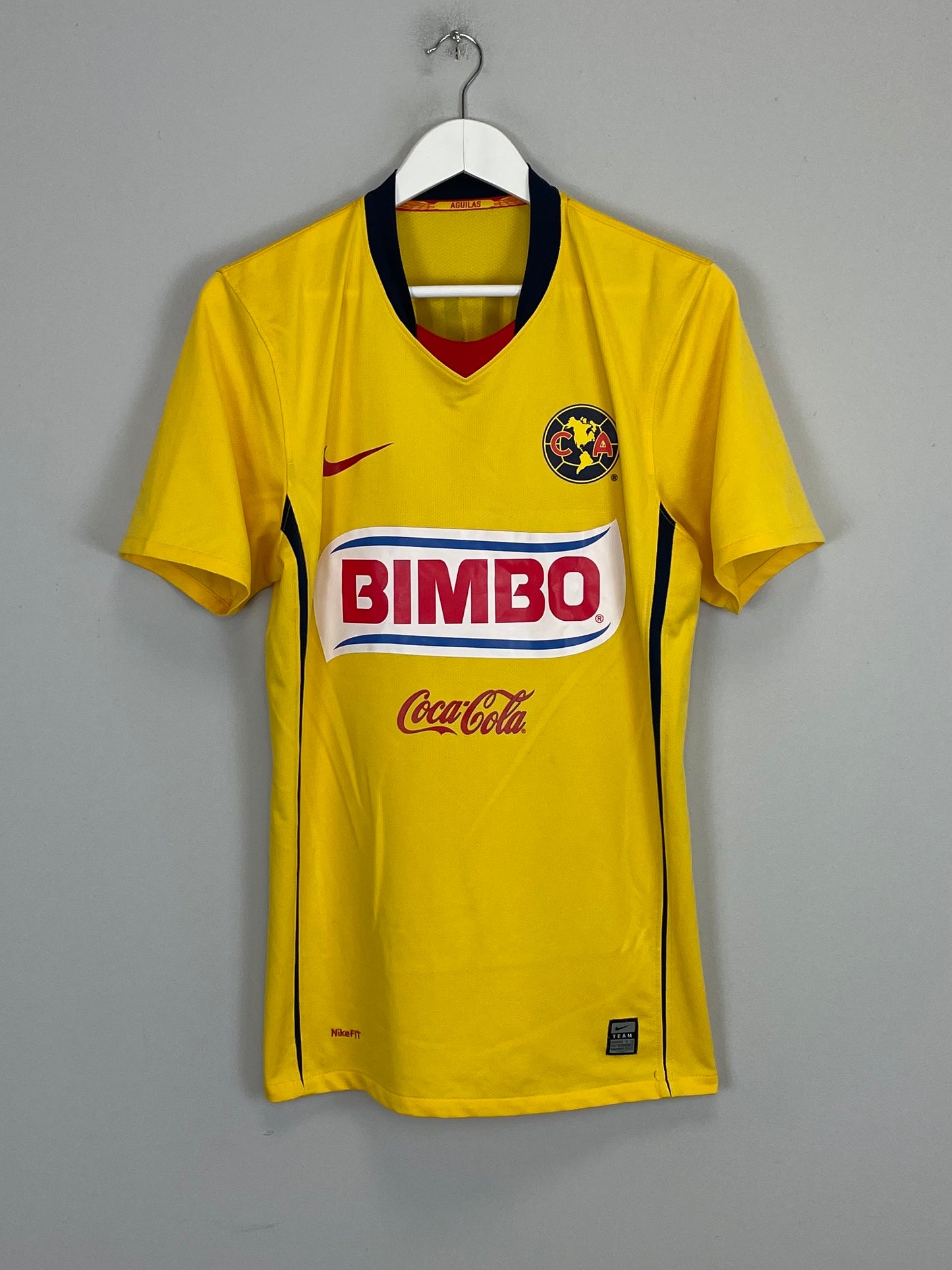 2008/09 CLUB AMERICA S.CABANAS #9 *PLAYER ISSUE* HOME SHIRT (L) NIKE