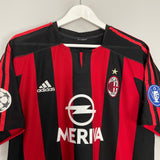 2003/04 AC MILAN KAKA #22 C/L HOME SHIRT (M) ADIDAS