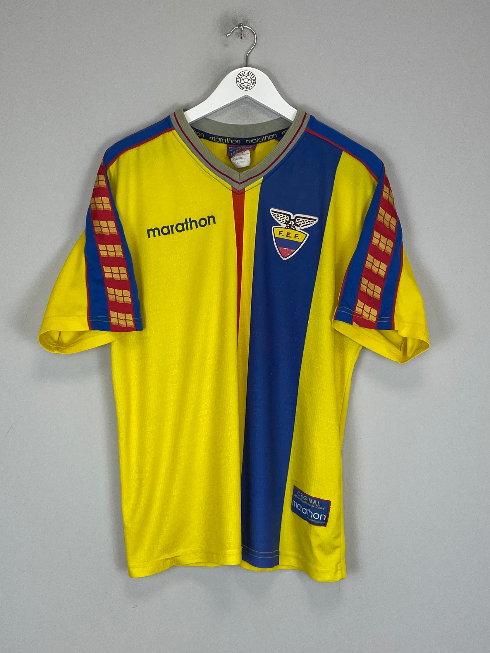 1998/01 ECUADOR HOME SHIRT (M) MARATHON