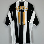 2004/05 JUVENTUS NEDVED #11 HOME SHIRT (XL) NIKE