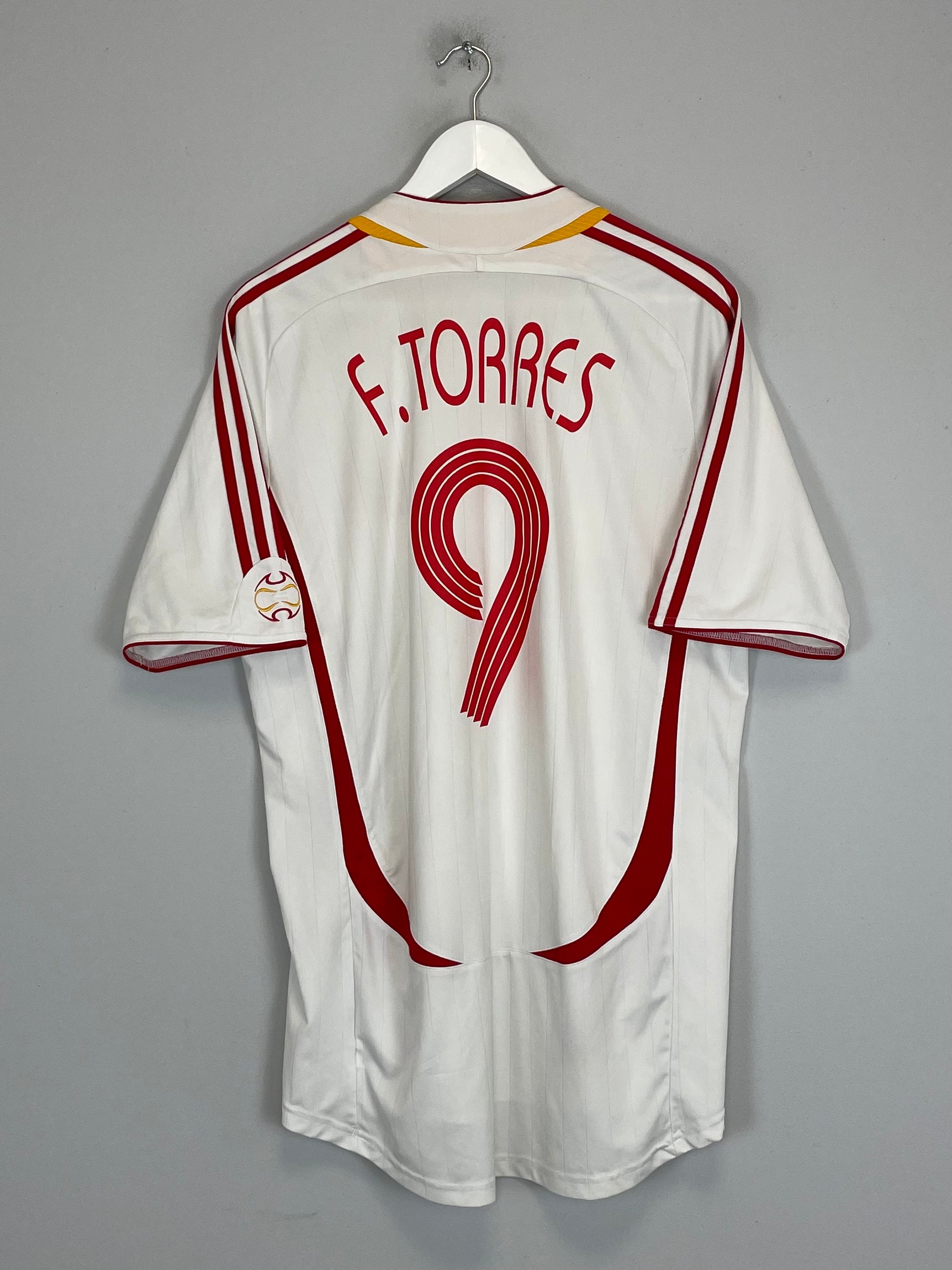 2006/08 SPAIN F.TORRES #9 AWAY SHIRT (L) ADIDAS