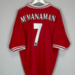 1996/98 LIVERPOOL MCMANAMAN #7 HOME SHIRT (L) REEBOK