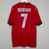 2004/06 ENGLAND BECKHAM #7 AWAY SHIRT (XXL) UMBRO