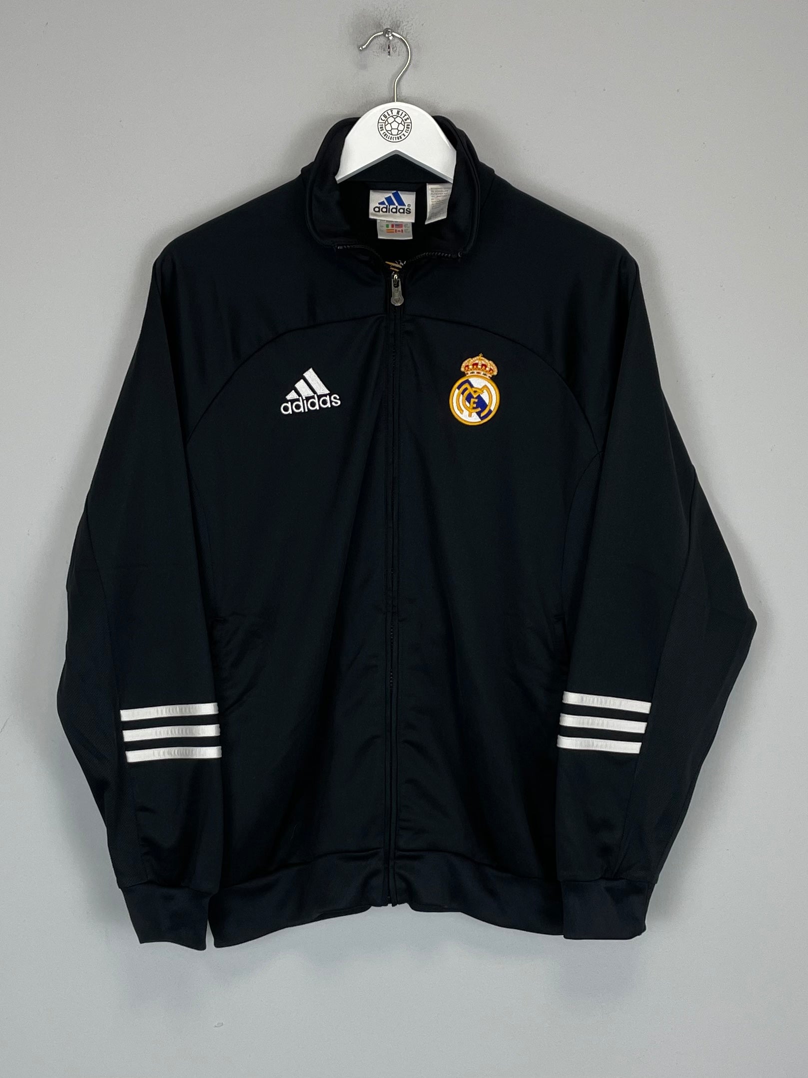 2002 REAL MADRID *CENTENARY* TRACKSUIT TOP (S) ADIDAS