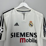 2004/05 REAL MADRID RONALDO #9 C/L HOME SHIRT (S) ADIDAS