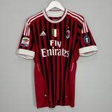 2011/12 AC MILAN INZAGHI #9 HOME SHIRT (M) ADIDAS