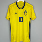 2018/20 SWEDEN FORSBERG #10 HOME SHIRT (M) ADIDAS