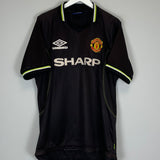 1998/99 MANCHESTER UNITED KEANE #16 AWAY SHIRT (L) UMBRO