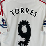 2010/11 LIVERPOOL TORRES #9 AWAY SHIRT (M) ADIDAS