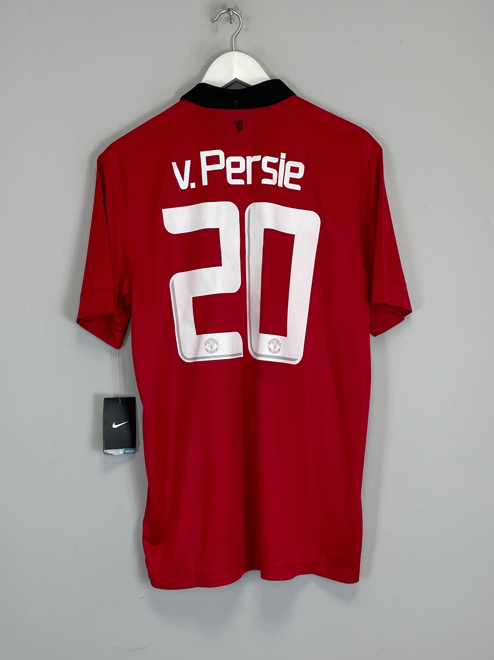 2013/14 MANCHESTER UNITED V.PERSIE #20 *BNWT* HOME SHIRT (L) NIKE