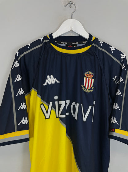 1999/00 MONACO AWAY SHIRT (L) KAPPA