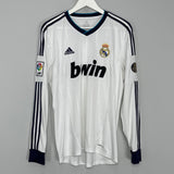 2012/13 REAL MADRID RONALDO #7 L/S HOME SHIRT (M) ADIDAS