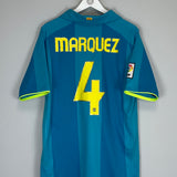 2007/08 BARCELONA MARQUEZ #4 AWAY SHIRT (L) NIKE