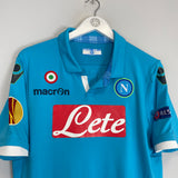 2014/15 NAPOLI L.INSIGNE #24 E/L HOME SHIRT (XXL) MACRON