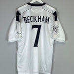 2000/01 MANCHESTER UNITED BECKHAM #7 C/L AWAY SHIRT (XL) UMBRO