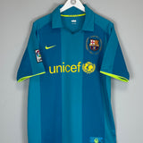 2007/08 BARCELONA MARQUEZ #4 AWAY SHIRT (L) NIKE