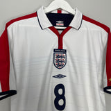 2003/05 ENGLAND #8 HOME SHIRT (L) UMBRO