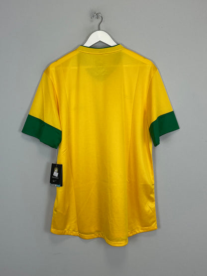 2012/13 BRAZIL *BNWT* HOME SHIRT (XL) NIKE