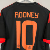 2015/16 MANCHESTER UNITED ROONEY #10 AWAY SHIRT (L) ADIDAS