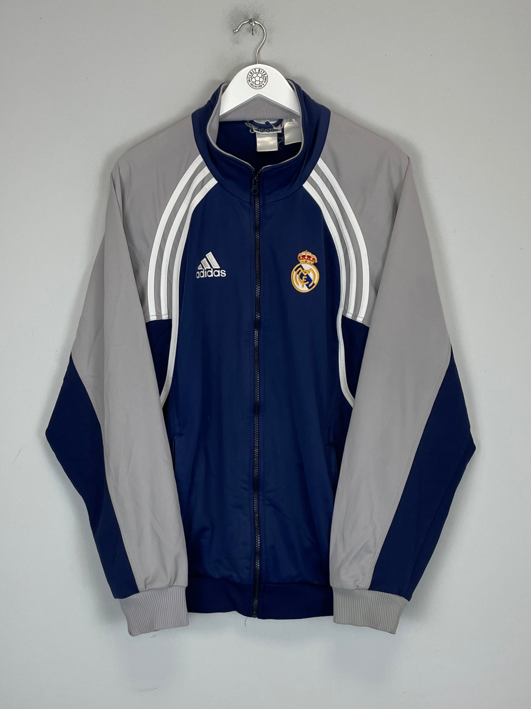 2000/01 REAL MADRID TRACKSUIT TOP (M) ADIDAS