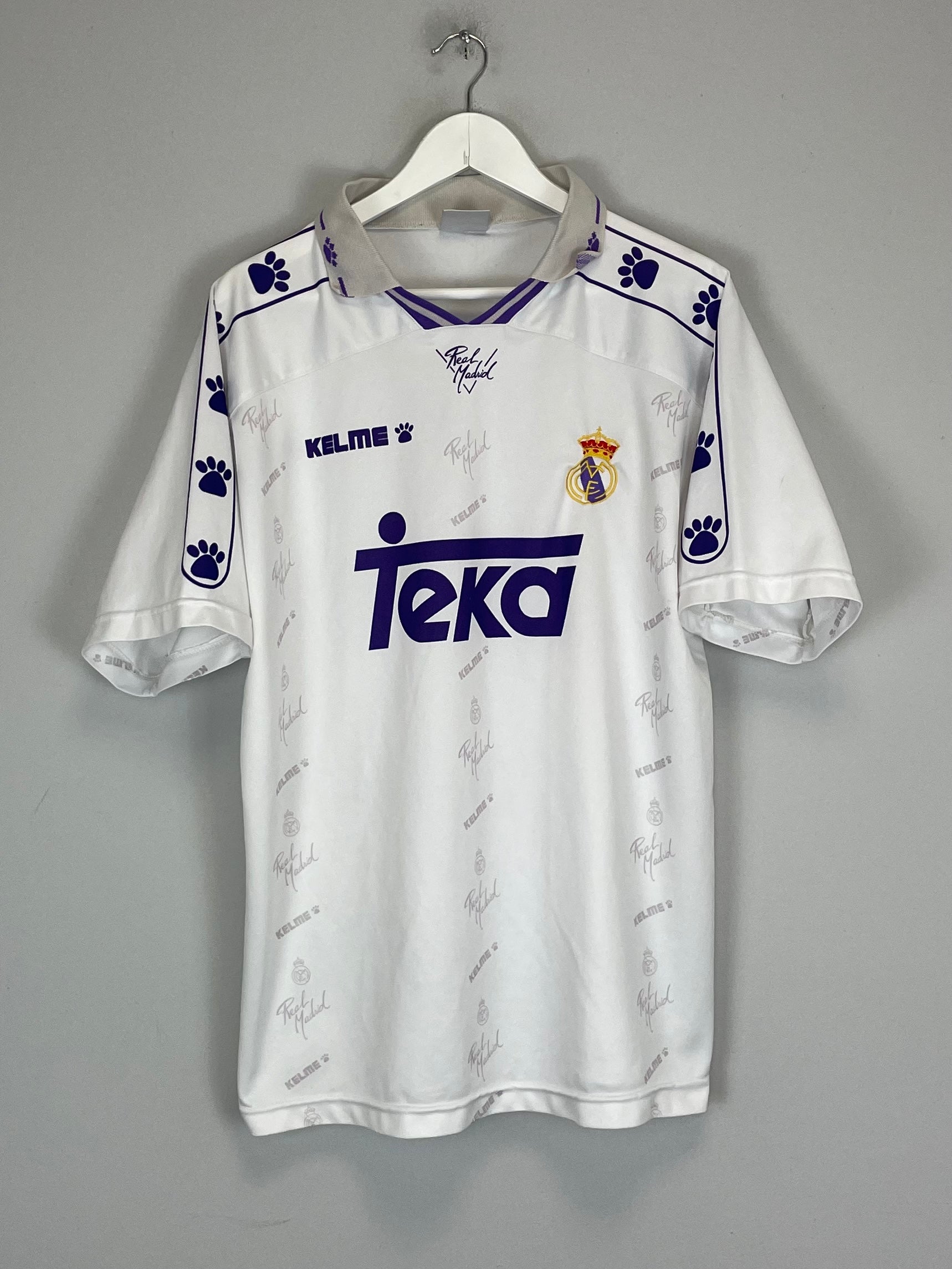 1994/96 REAL MADRID HOME SHIRT (M) KELME