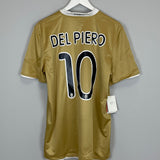 2008/09 JUVENTUS DEL PIERO #7 *BNWT* THIRD SHIRT (L) NIKE