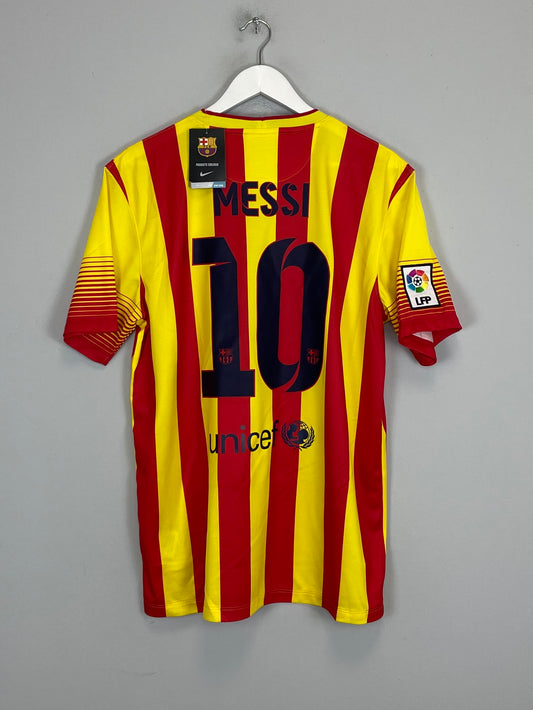 2014/15 BARCELONA MESSI #10 *BNWT* AWAY SHIRT (L) NIKE